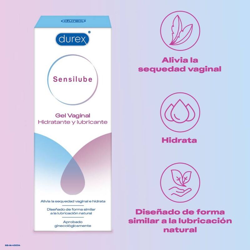 DUREX - SENSILUBE GEL LUBRIFICANTE IDRATANTE 40 ML - DUREX LUBES | Lingerie Harness Boutique
