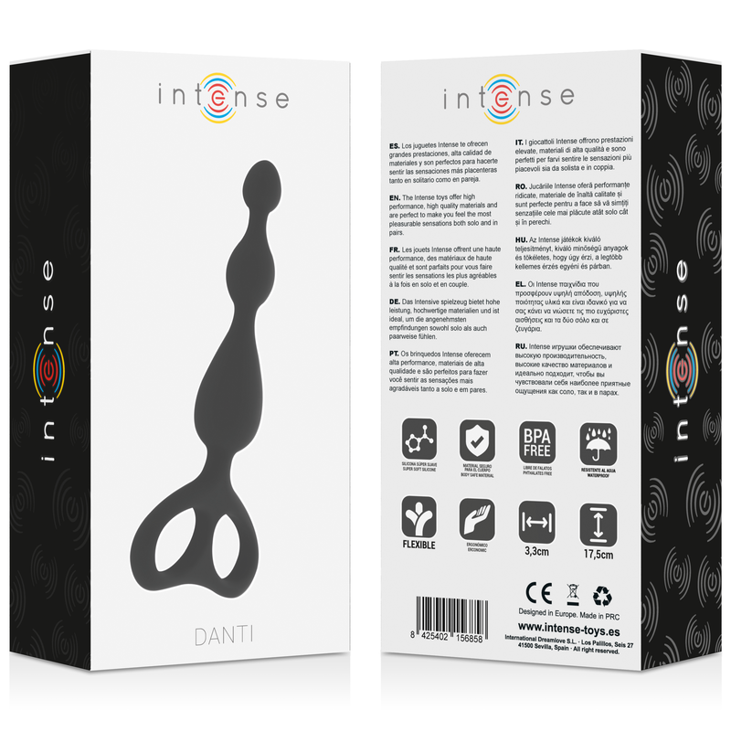 INTENSE - DANTI ANALI NERI - INTENSE ANAL TOYS | Lingerie Harness Boutique