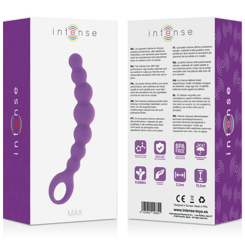 INTENSE - SFERE ANAL MAX LILAC - INTENSE ANAL TOYS | Lingerie Harness Boutique