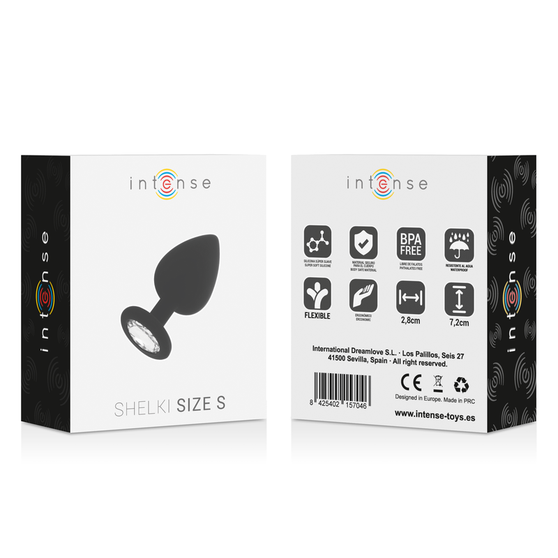 INTENSE - HELKI S PLUG ANALE NERO - INTENSE ANAL TOYS | Lingerie Harness Boutique