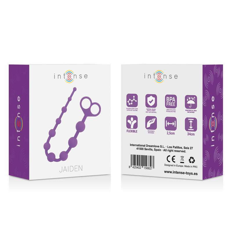 INTENSE - PERLINE ANALI DI JAIDEN LILLA - INTENSE ANAL TOYS | Lingerie Harness Boutique
