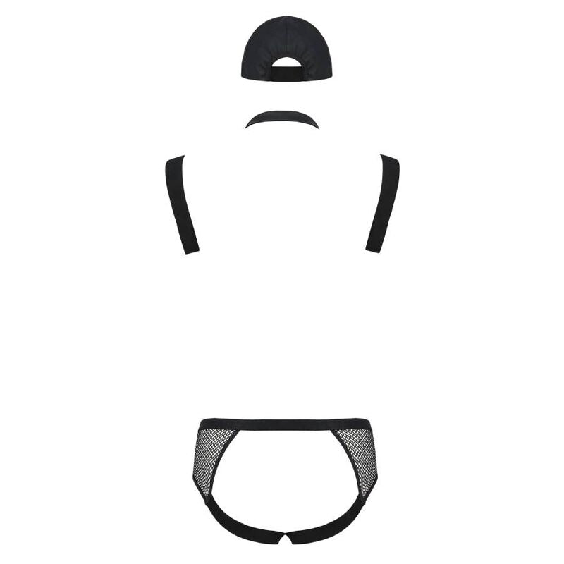 PASSION - 038 SET JOHN NERO L/XL - PASSION MEN | Lingerie Harness Boutique