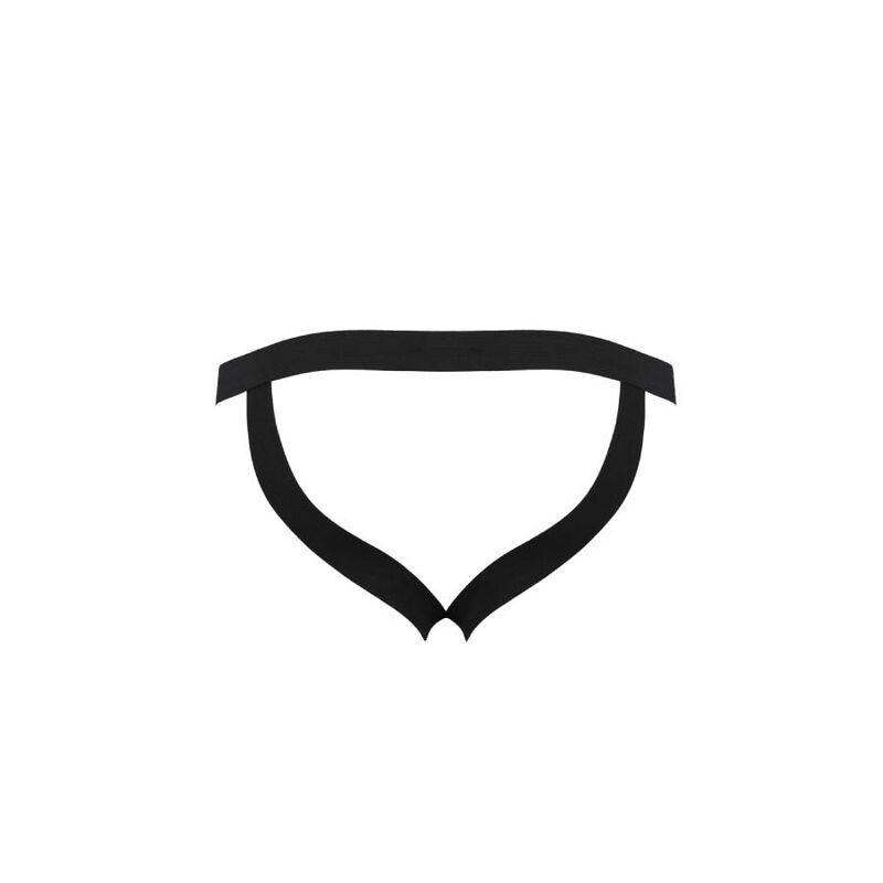 PASSION - 044 SLIP OPEN BEN NERO L/XL - PASSION MEN | Lingerie Harness Boutique