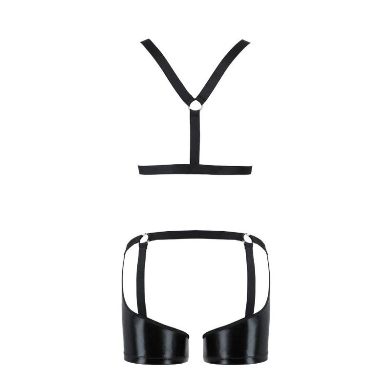 PASSION - 047 SET ARON NERO L/XL - PASSION MEN | Lingerie Harness Boutique