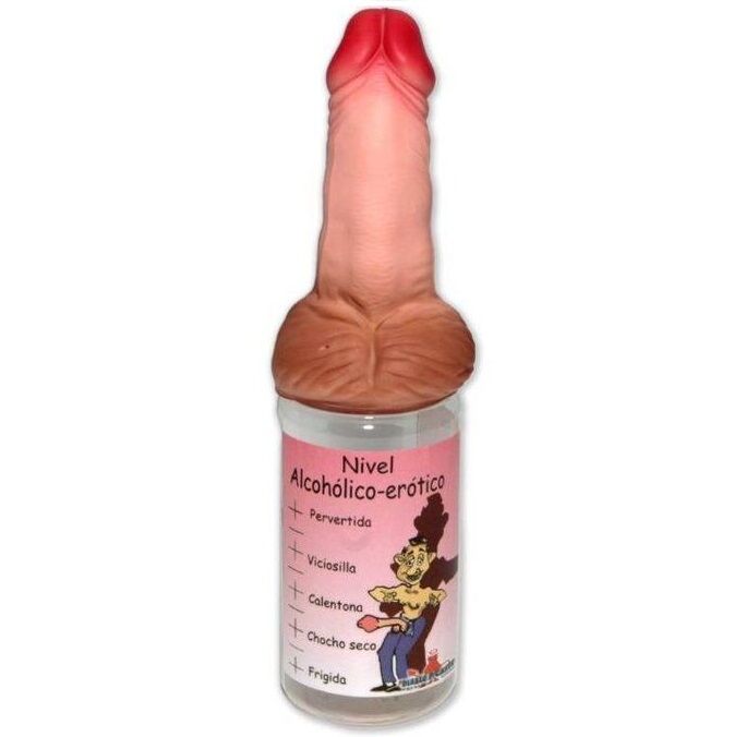DIABLO PICANTE - BOTTIGLIA PENE ALCOLICA LIVELLO CARNE 360 ML - DIABLO PICANTE | Lingerie Harness Boutique