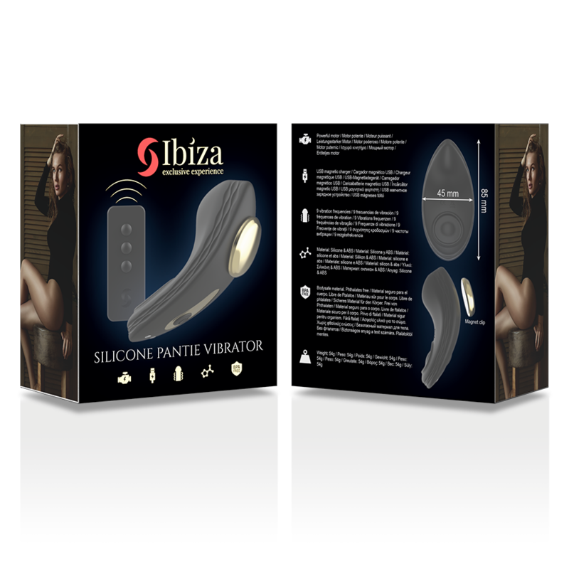 IBIZA - TELECOMANDO VIBRATORE MUTANDINE IN SILICONE - IBIZA TECHNOLOGY | Lingerie Harness Boutique