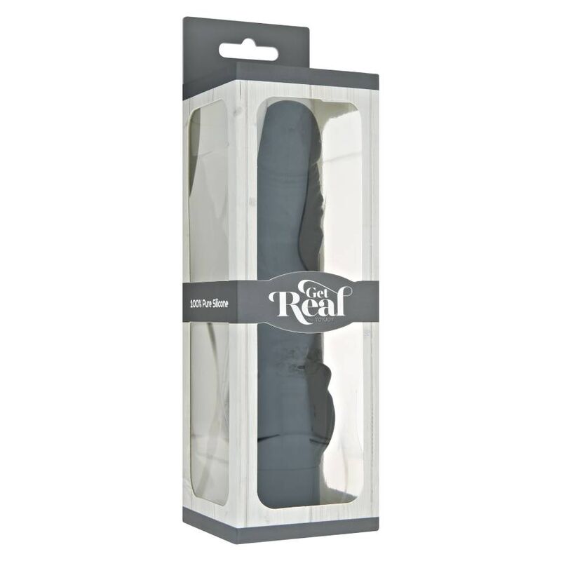 GET REAL - VIBRATORE STIM CLASSICO NERO - GET REAL | Lingerie Harness Boutique