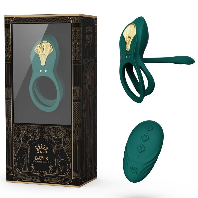 ZALO - ANELLO PER COPPIE VIBRANTI BAYEK VERDE - ZALO | Lingerie Harness Boutique