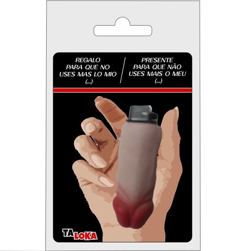 TALOKA - FANTASTICO ACCENDINO A FORMA DI PENE COLOR CARNE - TALOKA | Lingerie Harness Boutique