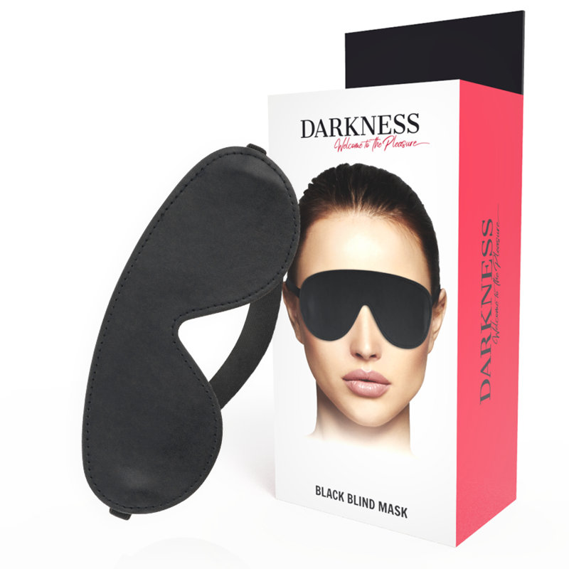 DARKNESS - MASCHERA NERA DI ALTA QUALIT - DARKNESS BONDAGE | Lingerie Harness Boutique