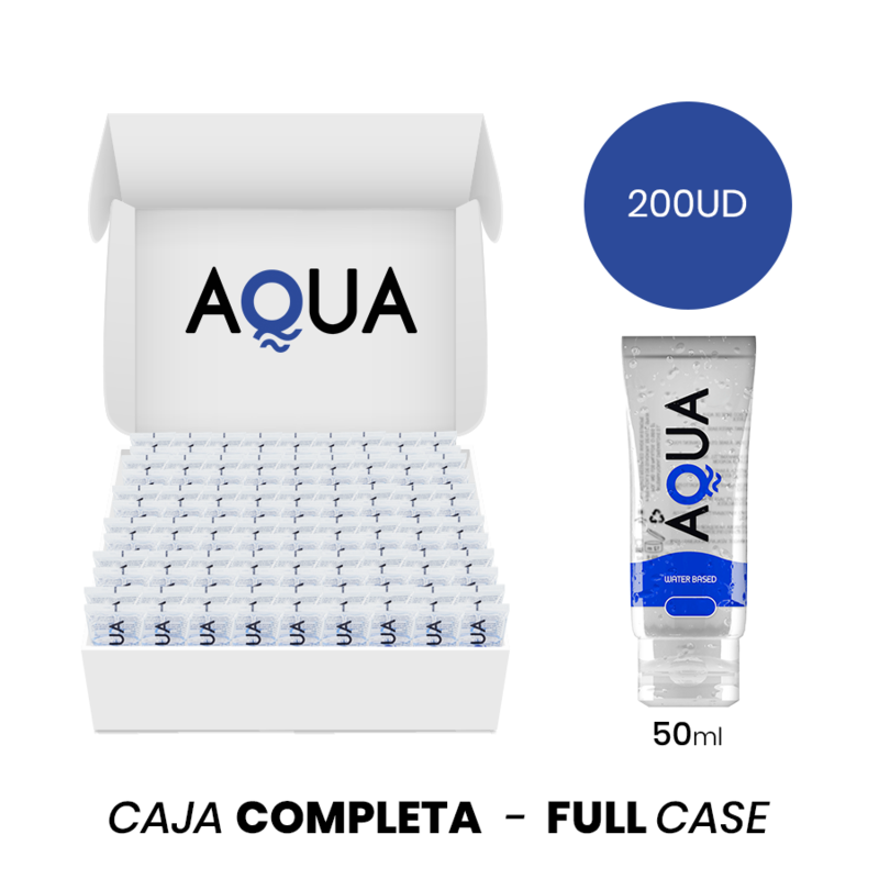 MOQ 200 - AQUA QUALITY LUBRIFICANTE A BASE ACQUA 50 ML - AQUA QUALITY | Lingerie Harness Boutique