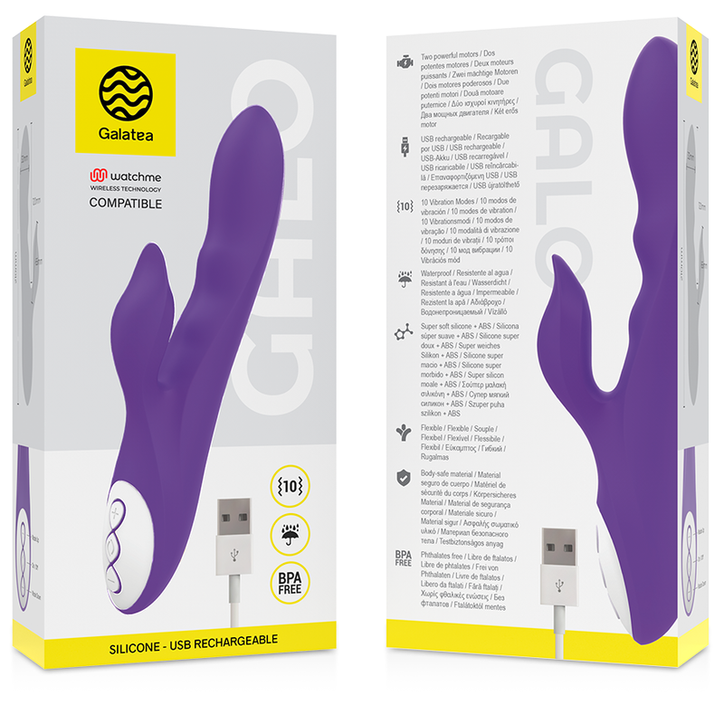GALATEA - VIBRATORE GALO LILAC COMPATIBILE CON TECNOLOGIA WIRELESS WATCHME - GALATEA | Lingerie Harness Boutique
