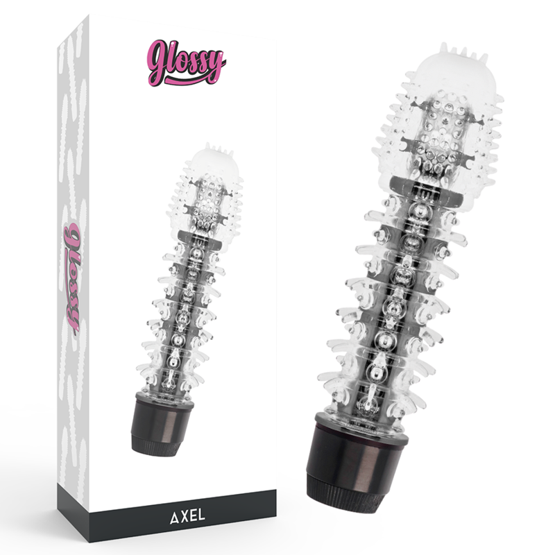 GLOSSY - VIBRATORE AXEL NERO - GLOSSY | Lingerie Harness Boutique