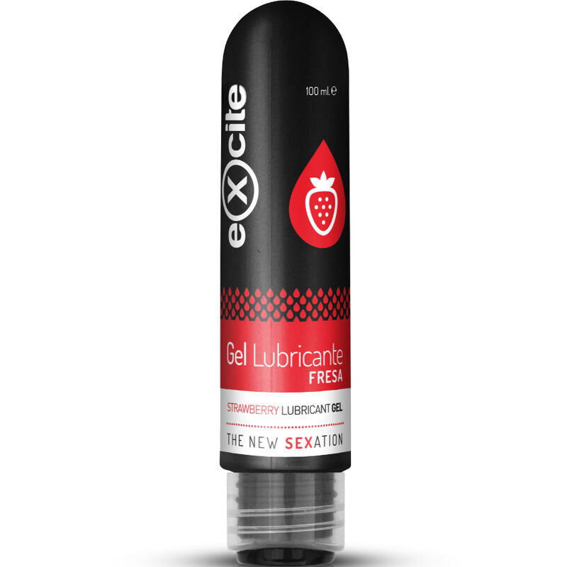 EXCITE - LUBE FRESA 100 ML - EXCITE | Lingerie Harness Boutique