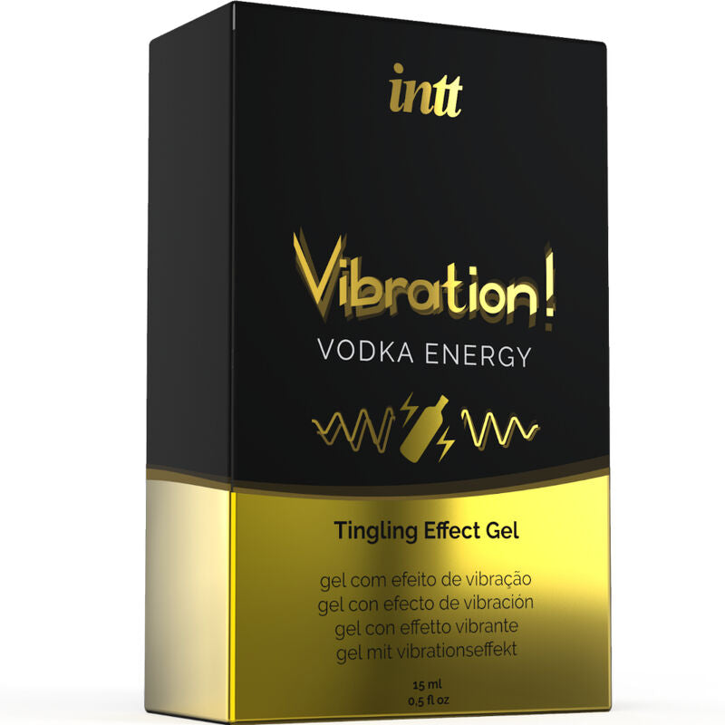 INTT - POTENTE GEL LIQUIDO VIBRANTE STIMOLANTE INTIMO VODKA 15ML - INTT UNISEX AROUSAL GEL | Lingerie Harness Boutique