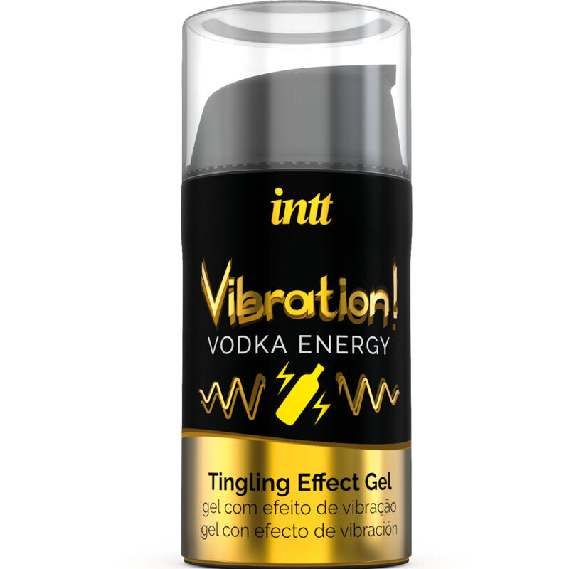 INTT - POTENTE GEL LIQUIDO VIBRANTE STIMOLANTE INTIMO VODKA 15ML - INTT UNISEX AROUSAL GEL | Lingerie Harness Boutique