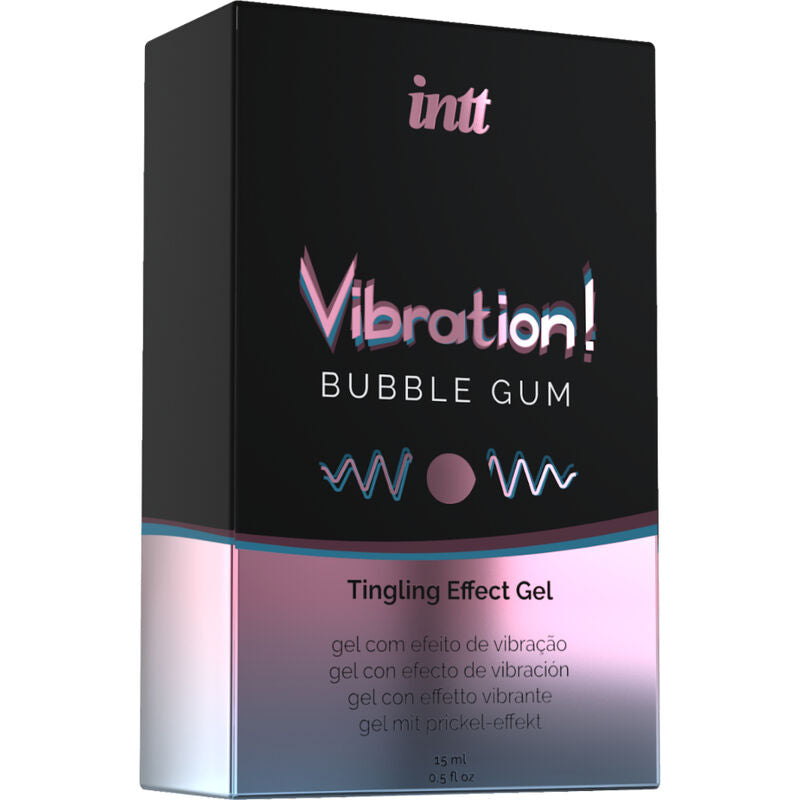 INTT - POTENTE STIMOLANTE INTIMO LIQUIDO VIBRANTE GUM GUM 15ML - INTT UNISEX AROUSAL GEL | Lingerie Harness Boutique