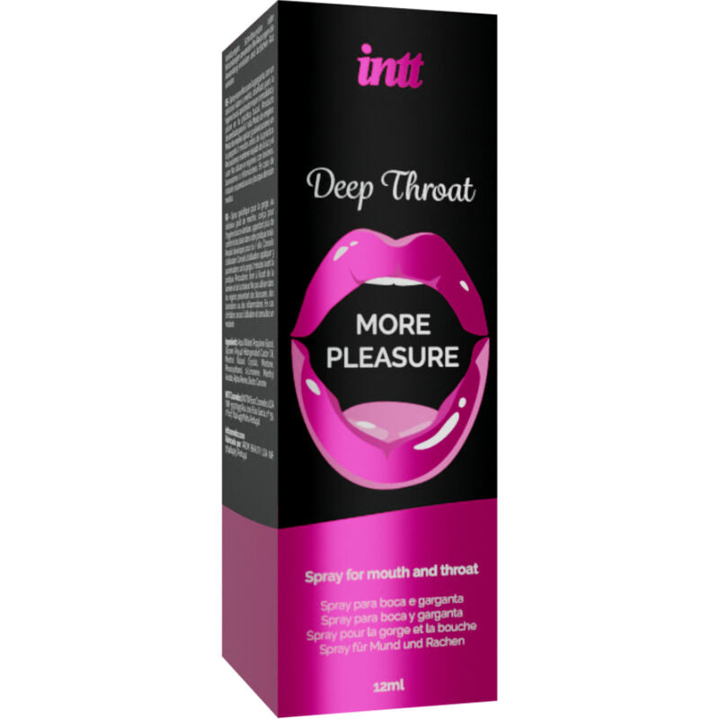 INTT - SPRAY RINFRESCANTE ORALE AL GUSTO MENTA - INTT UNISEX AROUSAL GEL | Lingerie Harness Boutique
