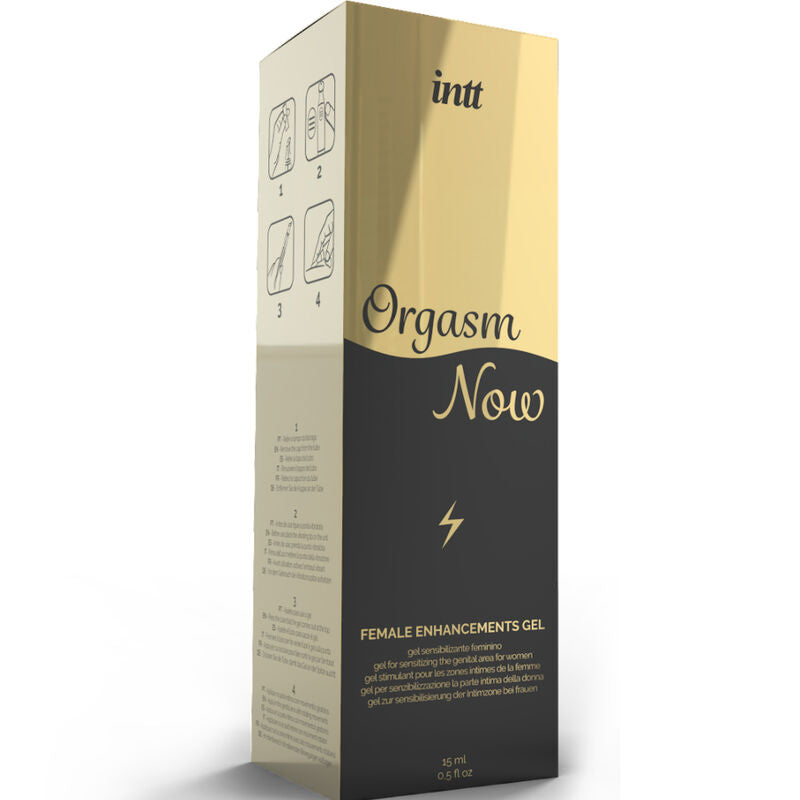 INTT LUBRICANTS - GEL STIMOLANTE VAGINALE INTENSO CON APPLICATORE VIBRATORE - INTT LUBRICANTS | Lingerie Harness Boutique