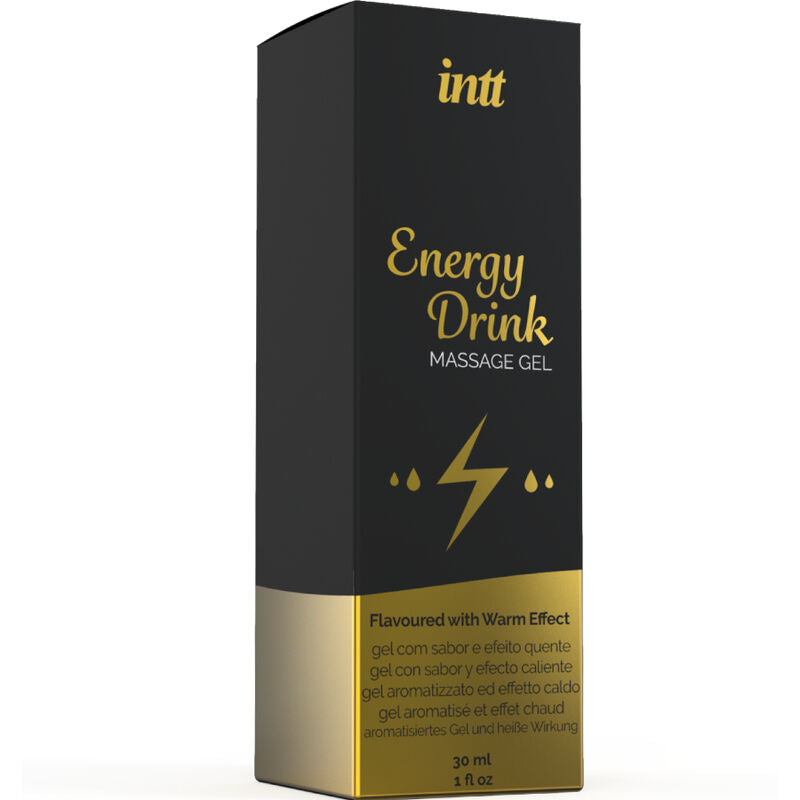 INTT MASSAGE & ORAL SEX - GEL DA MASSAGGIO CON BEVANDA ENERGETICA AROMATIZZATA ED EFFETTO RISCALDANTE - INTT MASSAGE & ORAL SEX | Lingerie Harness Boutique