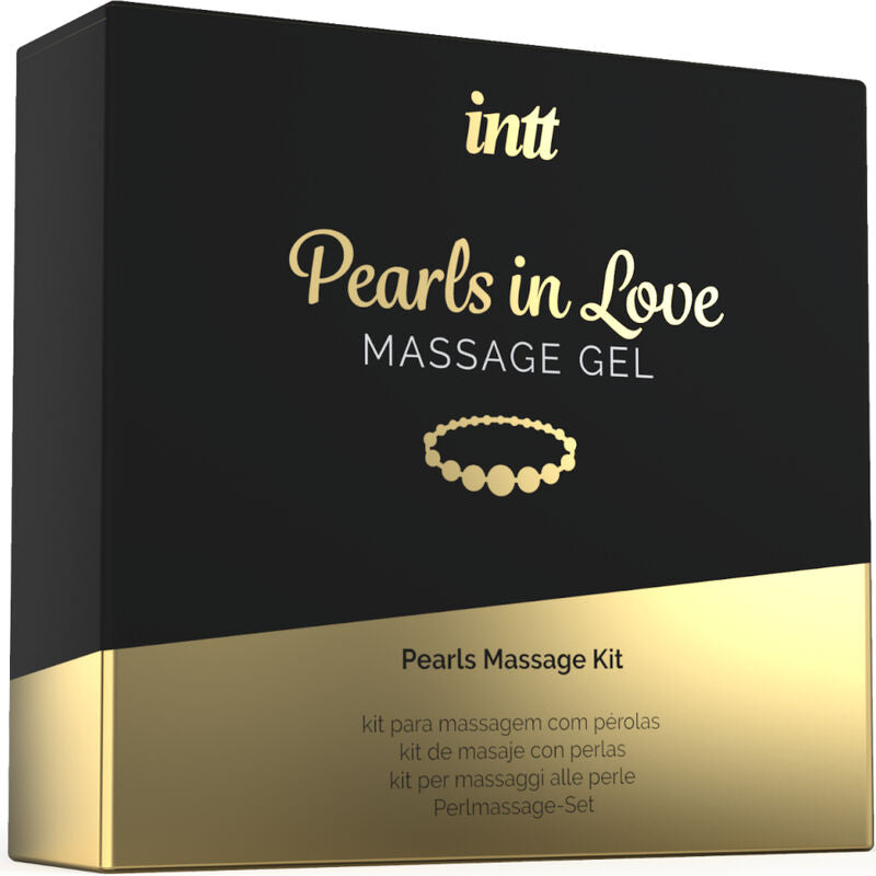 INTT MASSAGE & ORAL SEX - PERLE INNAMORATE CON COLLANA DI PERLE E GEL DI SILICONE - INTT MASSAGE & ORAL SEX | Lingerie Harness Boutique