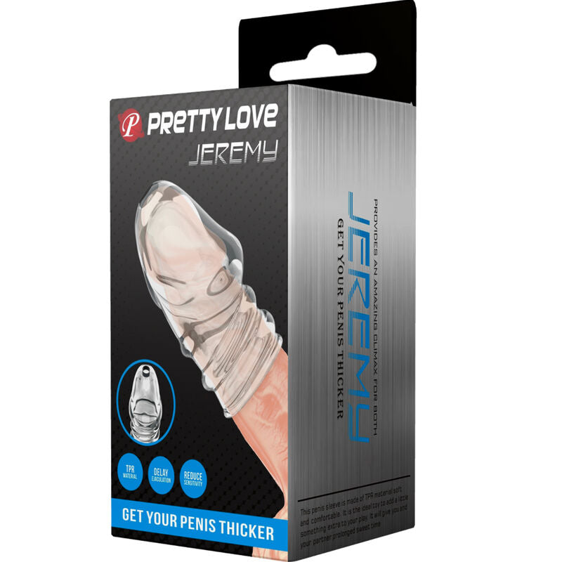 PRETTY LOVE - JEREMY SPESSORE PER PENE TRASPARENTE - PRETTY LOVE MALE | Lingerie Harness Boutique