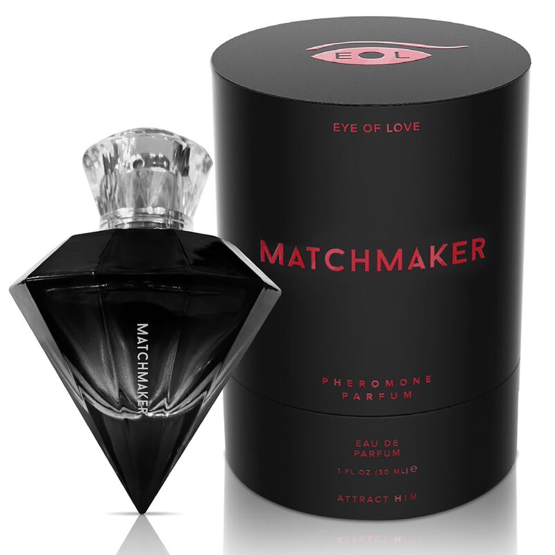 EYE OF LOVE - MATCHMAKER BLACK DIAMOND LGBTQ PROFUMO AI FEROMONI PER LUI 30 ML - EYE OF LOVE | Lingerie Harness Boutique