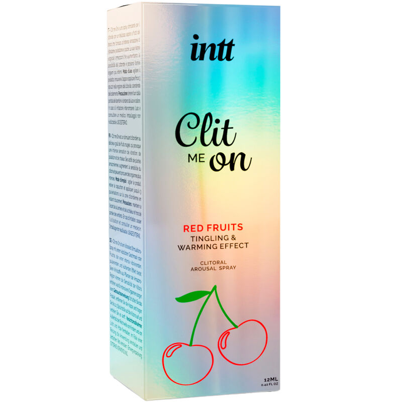 INTT RELEASES - CLIT ME AI FRUTTI ROSSI 12 ML - INTT RELEASES | Lingerie Harness Boutique