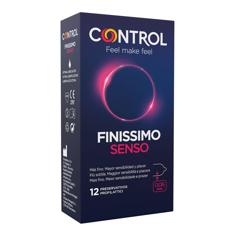 CONTROL - ADAPTA SENSO CONDOMS 12 UNITS - CONTROL CONDOMS | Lingerie Harness Boutique