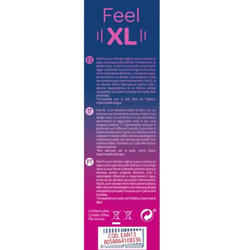 CONTROL - FEEL BULLET VIBRANTE XL - CONTROL TOYS | Lingerie Harness Boutique