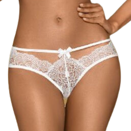 PENTHOUSE - ADORE ME PANTIES BIANCO L/XL - PENTHOUSE THONG | Lingerie Harness Boutique