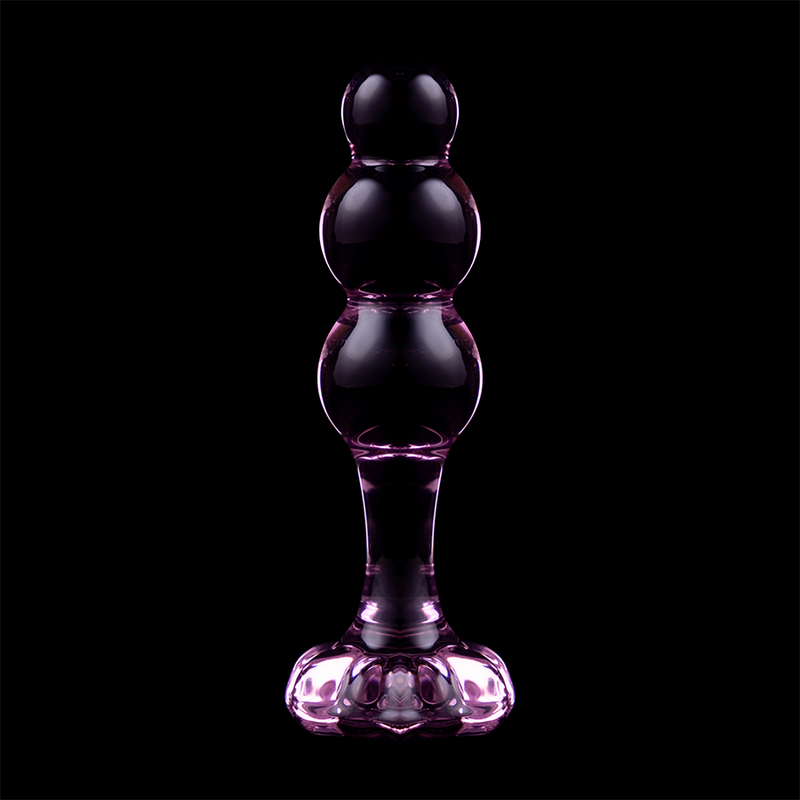 NEBULA SERIES BY IBIZA - MODELLO 1 TAPPO VETRO BOROSILICATO TRASPARENTE 10.5 CM -O- 3 CM - NEBULA SERIES BY IBIZA | Lingerie Harness Boutique