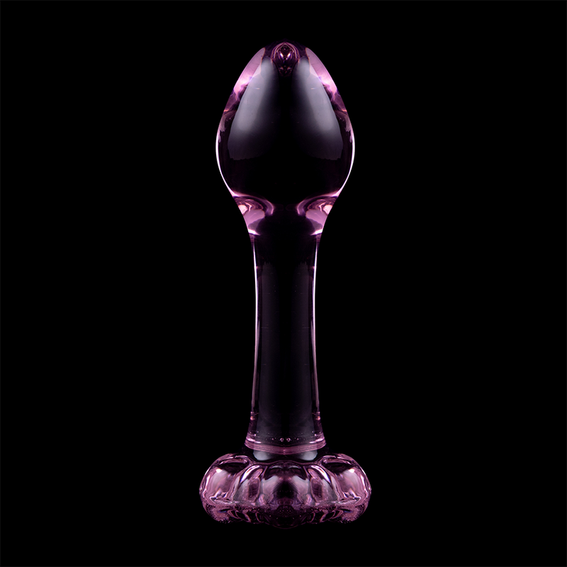 NEBULA SERIES BY IBIZA - MODELLO 2 PLUG ANALE VETRO BOROSILICATO TRASPARENTE 11 CM -O- 3.5 CM - NEBULA SERIES BY IBIZA | Lingerie Harness Boutique