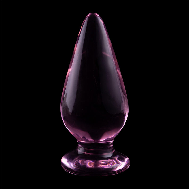 NEBULA SERIES BY IBIZA - MODELLO 4 PLUG ANALE VETRO BOROSILICATO TRASPARENTE 11 CM -O- 5 CM - NEBULA SERIES BY IBIZA | Lingerie Harness Boutique