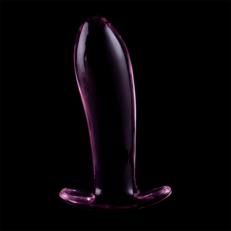 NEBULA SERIES BY IBIZA - MODELLO 5 PLUG ANALE VETRO BOROSILICATO TRASPARENTE 12.5 CM -O- 3.5 CM - NEBULA SERIES BY IBIZA | Lingerie Harness Boutique