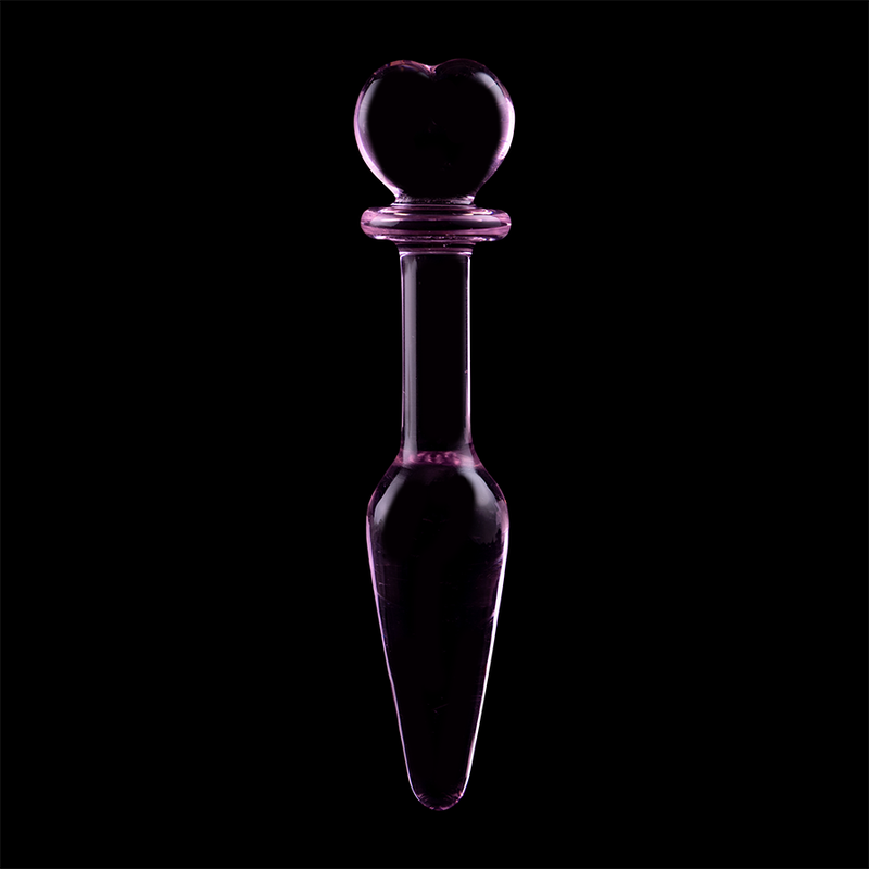 NEBULA SERIES BY IBIZA - MODELLO 7 PLUG ANALE VETRO BOROSILICATO TRASPARENTE 13.5 CM -O- 3 CM - NEBULA SERIES BY IBIZA | Lingerie Harness Boutique
