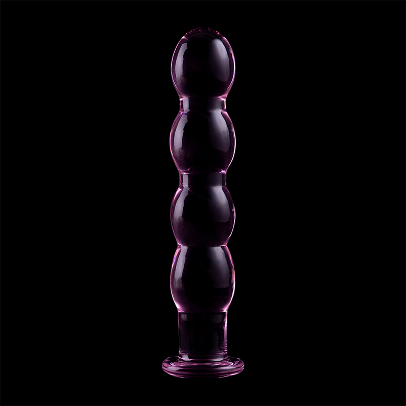 NEBULA SERIES BY IBIZA - MODELLO 10 DILDO IN VETRO BOROSILICATO TRASPARENTE 16.5 CM -O- 3.5 CM - NEBULA SERIES BY IBIZA | Lingerie Harness Boutique