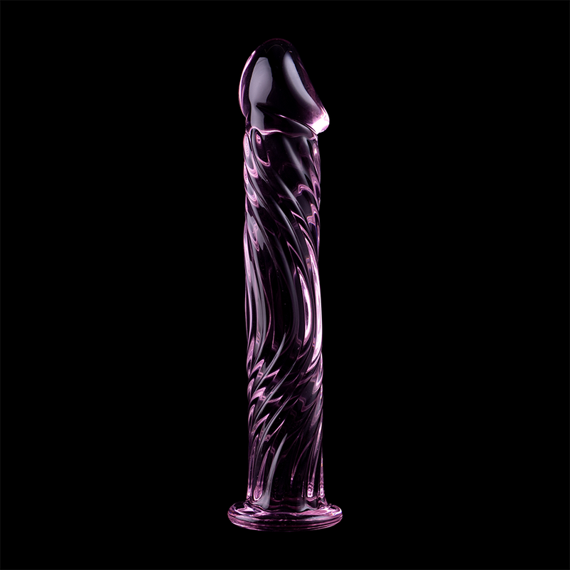 NEBULA SERIES BY IBIZA - MODELLO 12 DILDO IN VETRO BOROSILICATO TRASPARENTE 17 CM -O- 3.5 CM - NEBULA SERIES BY IBIZA | Lingerie Harness Boutique