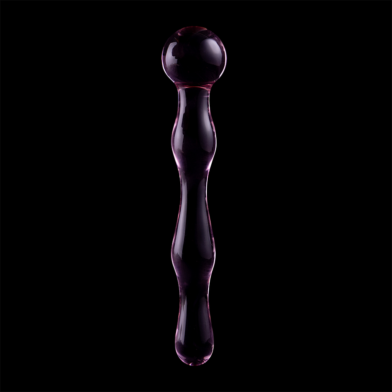 NEBULA SERIES BY IBIZA - MODELLO 13 DILDO IN VETRO BOROSILICATO TRASPARENTE 18 CM -O- 3.5 CM - NEBULA SERIES BY IBIZA | Lingerie Harness Boutique