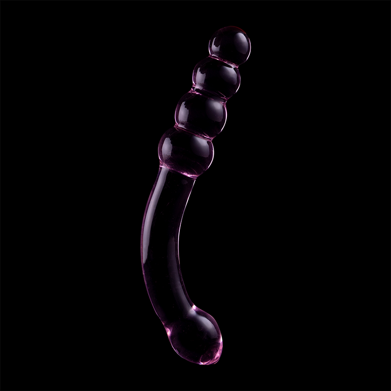 NEBULA SERIES BY IBIZA - MODELLO 14 DILDO IN VETRO BOROSILICATO TRASPARENTE 18.5 CM -O- 3 CM - NEBULA SERIES BY IBIZA | Lingerie Harness Boutique