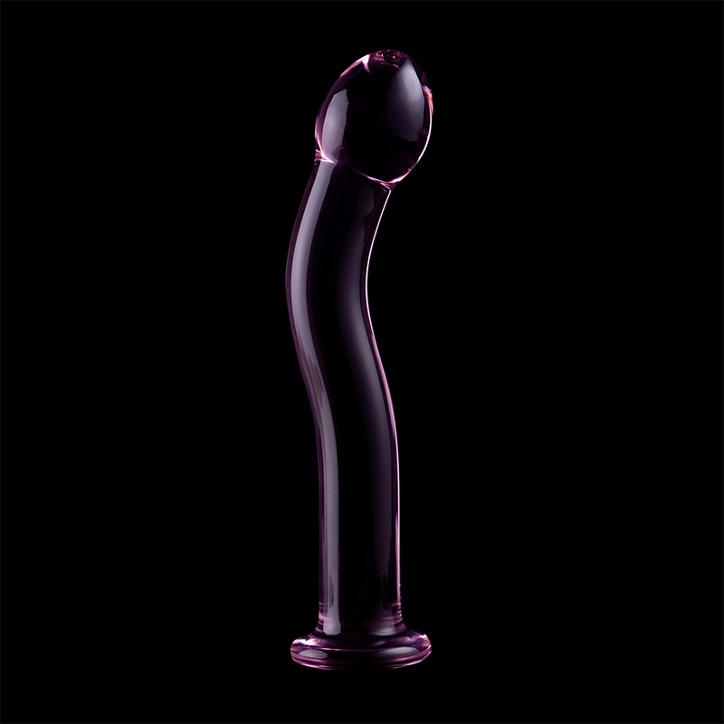 NEBULA SERIES BY IBIZA - MODELLO 18 DILDO IN VETRO BOROSILICATO TRASPARENTE 18.5 CM -O- 3.5 CM - NEBULA SERIES BY IBIZA | Lingerie Harness Boutique