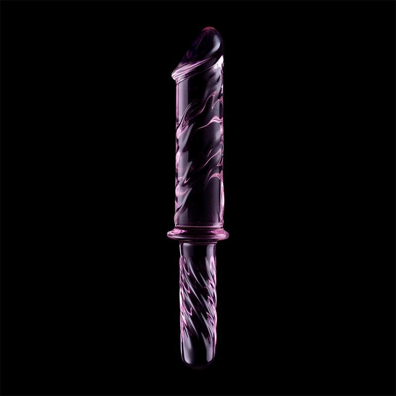 NEBULA SERIES BY IBIZA - MODELLO 24 DILDO IN VETRO BOROSILICATO TRASPARENTE 28.5 CM -O- 5 CM - NEBULA SERIES BY IBIZA | Lingerie Harness Boutique