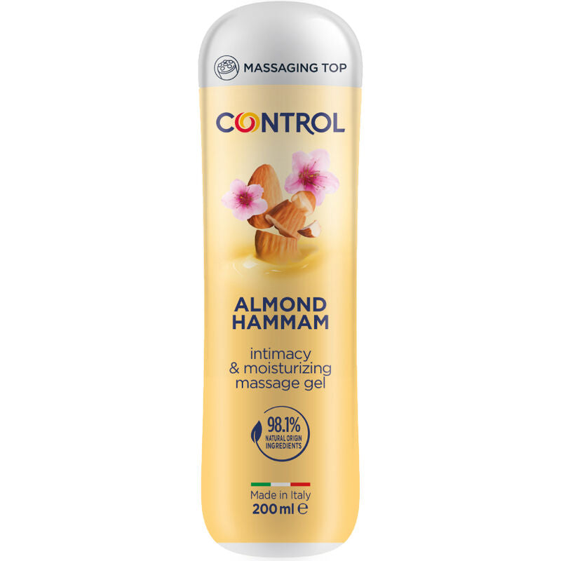 CONTROL - GEL DA MASSAGGIO HAMMAM ALLE MANDORLE 3 IN 1 200 ML - CONTROL LUBES | Lingerie Harness Boutique