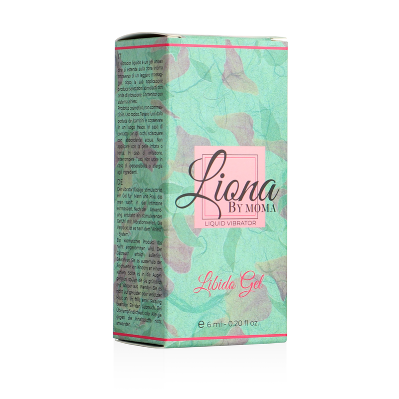 LIONA BY MOMA - VIBRATORE LIQUIDO LIBIDO GEL 6 ML - LIONA BY MOMA | Lingerie Harness Boutique