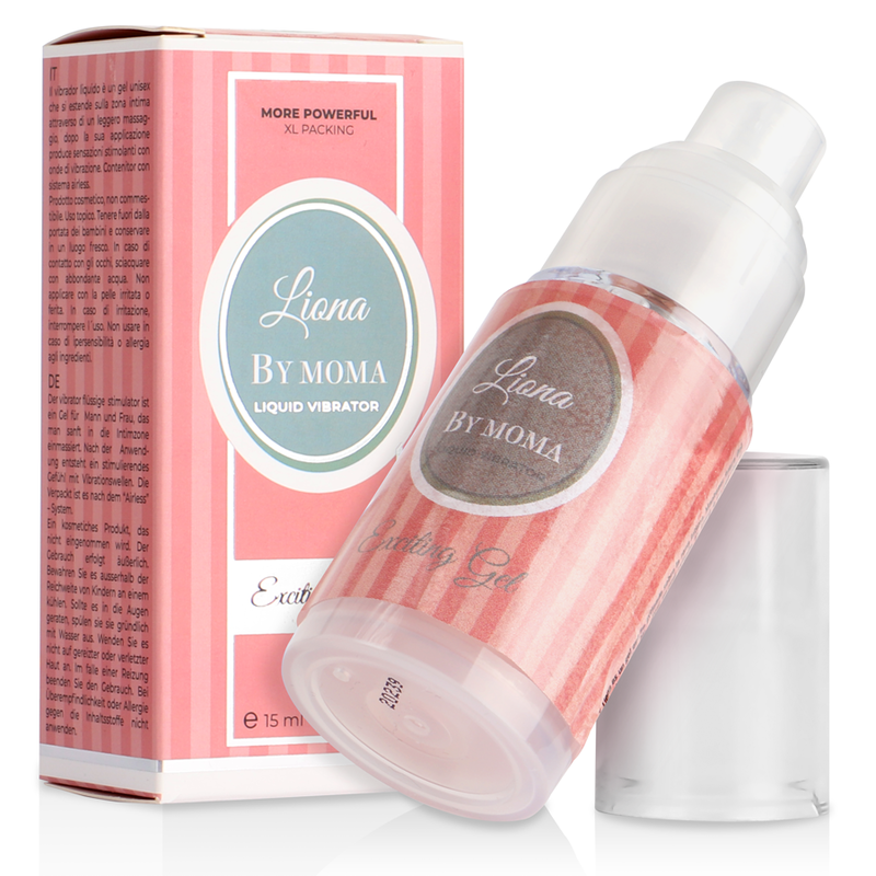 LIONA BY MOMA - VIBRATORE LIQUIDO ECCITANTE GEL15 ML - LIONA BY MOMA | Lingerie Harness Boutique