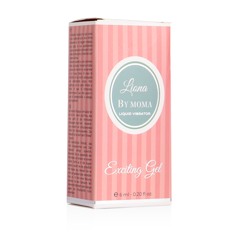 LIONA BY MOMA - LIQUIDO VIBRATORE GEL ECCITANTE 6 ML - LIONA BY MOMA | Lingerie Harness Boutique