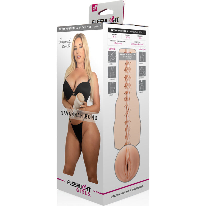 FLESHLIGHT GIRLS - SAVANNAH BOND VAGINA - FLESHLIGHT GIRLS | Lingerie Harness Boutique