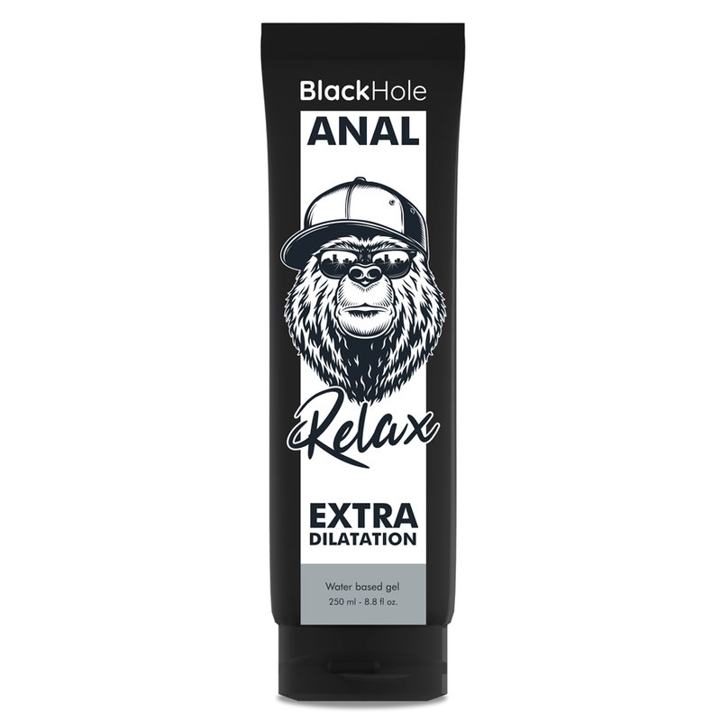 BLACK HOLE - GEL A BASE D'ACQUA DILATAZIONE ANALE 250 ML - BLACK HOLE | Lingerie Harness Boutique
