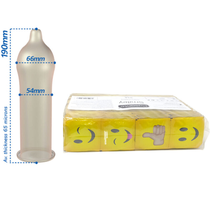 PASANTE - PRESERVATIVI SMILEY BAG 144 UNIT - PASANTE | Lingerie Harness Boutique