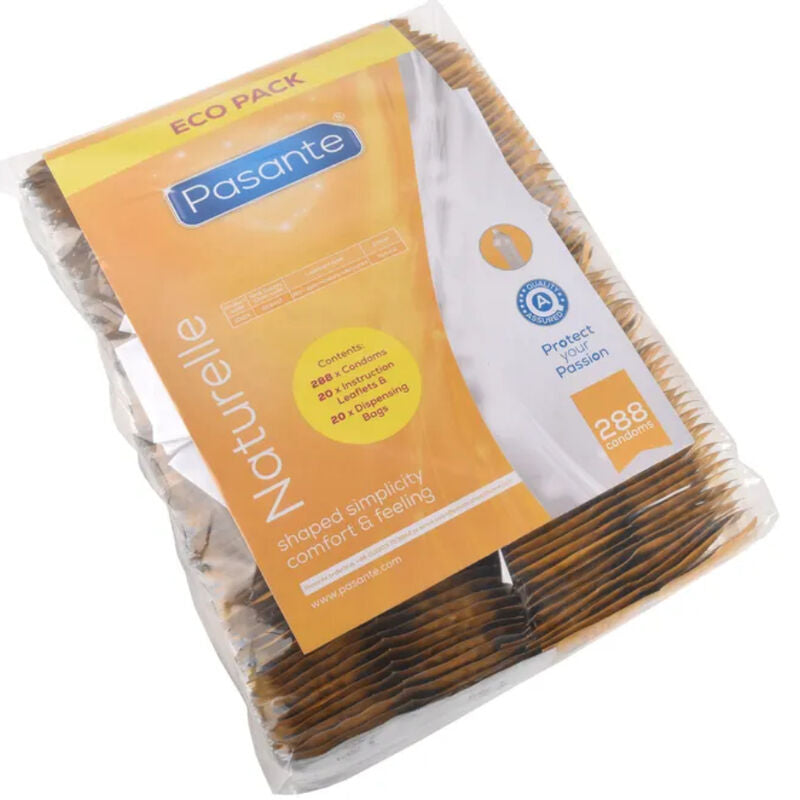 PASANTE - PRESERVATIVI ECO PACK NATURELLE BORSA 288 UNIT - PASANTE | Lingerie Harness Boutique